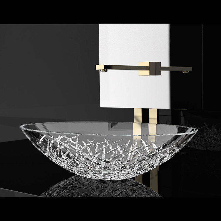 MaestroBath Diamante Vessel Bathroom Sink by Maestrobath & Reviews